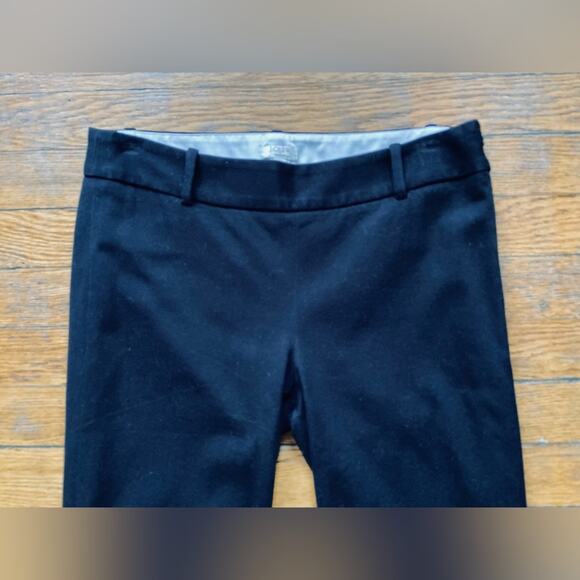 JCREW ‘Stretch’ Slim Black Ankle Pants sz 2 - Picture 3 of 9